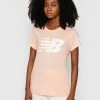 New Balance Γυναίκες T-shirts T-Shirt Fly WT01852 Πορτοκαλί Athletic Fit -New Balance Κατάστημα unnamed file 108
