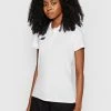New Balance Γυναίκες Μπλούζες Polo Polo WT71060 Λευκό Slim Fit