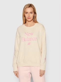 New Balance Γυναίκες Μπλούζες Μπλούζα WT21508 Μπεζ Oversized