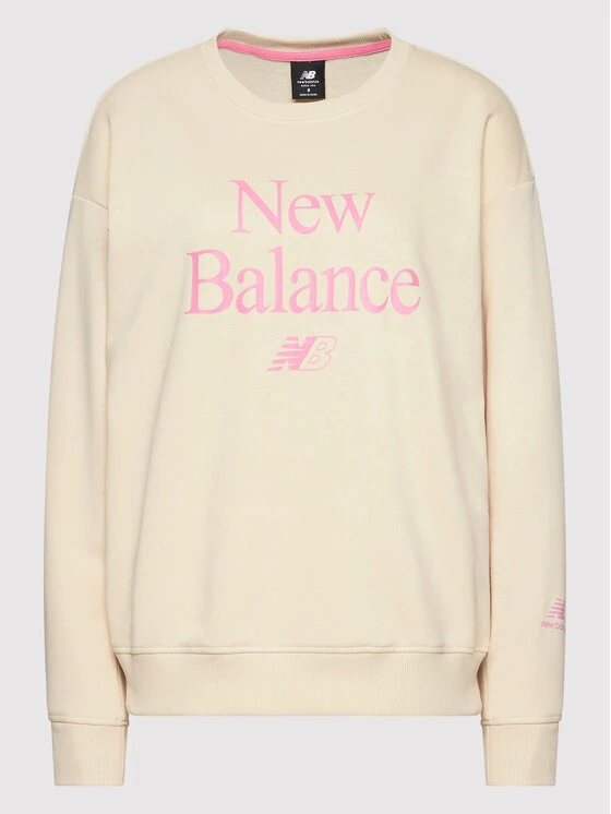 New Balance Γυναίκες Μπλούζες Μπλούζα WT21508 Μπεζ Oversized 7 New Balance Γυναίκες Μπλούζες Μπλούζα WT21508 Μπεζ Oversized - Image 5