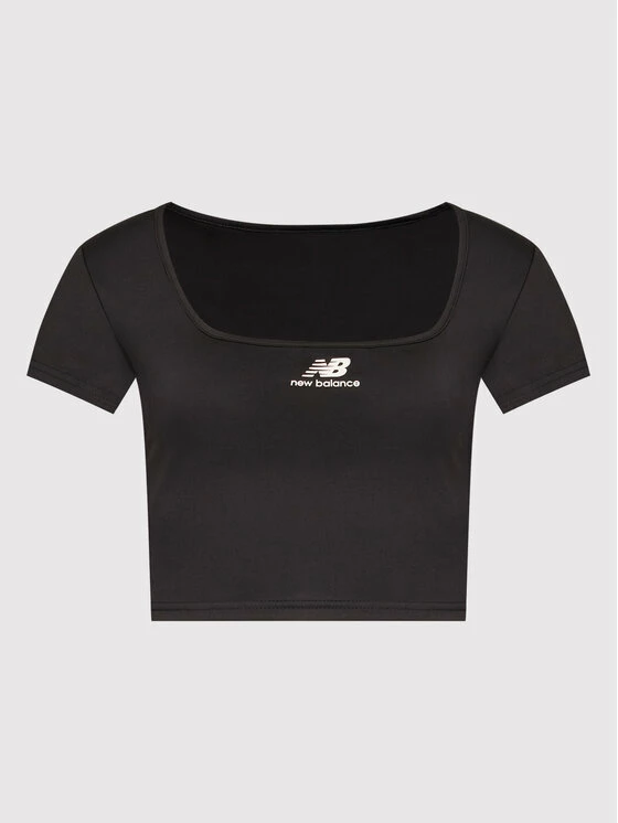 New Balance Γυναίκες T-shirts T-Shirt WT21502 Μαύρο Fitted Fit 7 New Balance Γυναίκες T-shirts T-Shirt WT21502 Μαύρο Fitted Fit - Image 5