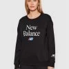 New Balance Γυναίκες Μπλούζες Μπλούζα WT21508 Μαύρο Oversized