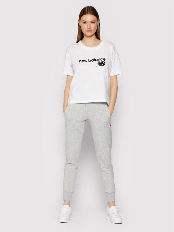 New Balance Γυναίκες T-shirts T-Shirt WT03805 Λευκό Relaxed Fit 4 New Balance Γυναίκες T-shirts T-Shirt WT03805 Λευκό Relaxed Fit - Image 2