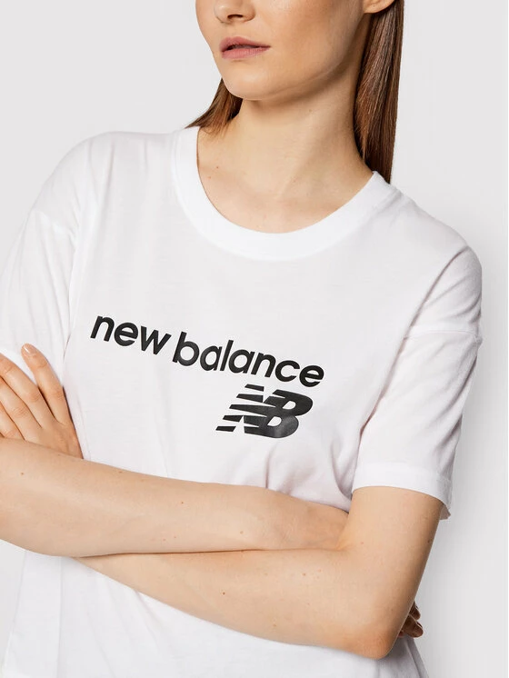 New Balance Γυναίκες T-shirts T-Shirt WT03805 Λευκό Relaxed Fit 6 New Balance Γυναίκες T-shirts T-Shirt WT03805 Λευκό Relaxed Fit - Image 4