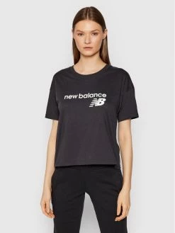 New Balance Γυναίκες T-shirts T-Shirt WT03805 Μαύρο Relaxed Fit
