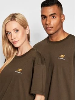 New Balance Γυναίκες T-shirts T-Shirt Unisex UT21503 Καφέ Relaxed Fit -New Balance Κατάστημα unnamed file 2352