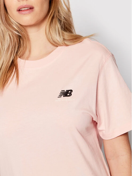 New Balance Γυναίκες T-shirts T-Shirt Unisex UT21503 Ροζ Relaxed Fit 8 New Balance Γυναίκες T-shirts T-Shirt Unisex UT21503 Ροζ Relaxed Fit - Image 6