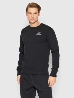 New Balance Άνδρες Μπλούζες Χωρίς Φερμουάρ Μπλούζα Unisex UT21501 Μαύρο Relaxed Fit