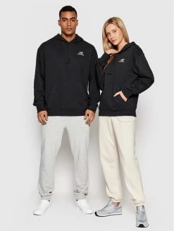 New Balance Άνδρες Μπλούζες Χωρίς Φερμουάρ Μπλούζα Unisex UT21500 Μαύρο Relaxed Fit