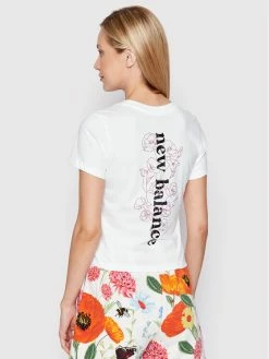 New Balance Γυναίκες T-shirts T-Shirt Essentials Super Bloom WT21561 Λευκό Slim Fit -New Balance Κατάστημα unnamed file 2421