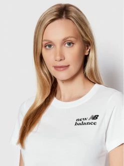 New Balance Γυναίκες T-shirts T-Shirt Essentials Super Bloom WT21561 Λευκό Slim Fit -New Balance Κατάστημα unnamed file 2422