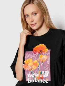 New Balance Γυναίκες T-shirts T-Shirt Super Bloom WT21560 Μαύρο Oversize -New Balance Κατάστημα unnamed file 2431