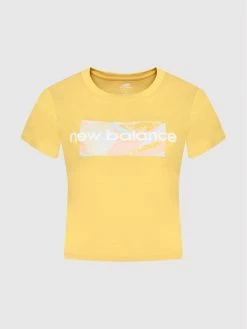 New Balance Γυναίκες T-shirts T-Shirt Mystic WT21555 Κίτρινο Athletic Fit -New Balance Κατάστημα unnamed file 2451