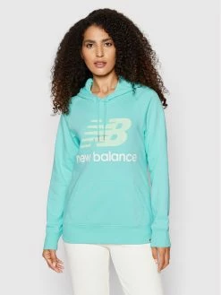 New Balance Γυναίκες Μπλούζες Μπλούζα WT03550 Πράσινο Relaxed Fit