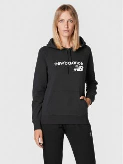 New Balance Γυναίκες Μπλούζες Μπλούζα Classic Core Fleece WT03810 Μαύρο Relaxed Fit