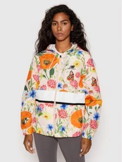 New Balance Γυναίκες Αντιανεμικά Μπουφάν Αντιανεμικό NBWJ21552 Έγχρωμο Oversize