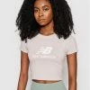 New Balance Γυναίκες T-shirts T-Shirt Athletics Podium WT03503 Ροζ Fitted Fit