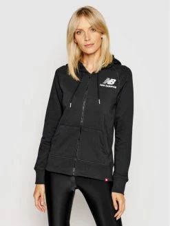 New Balance Κατάστημα 5 New Balance Γυναίκες Μπλούζες Μπλούζα Essentials WJ03530 Μαύρο Relaxed Fit