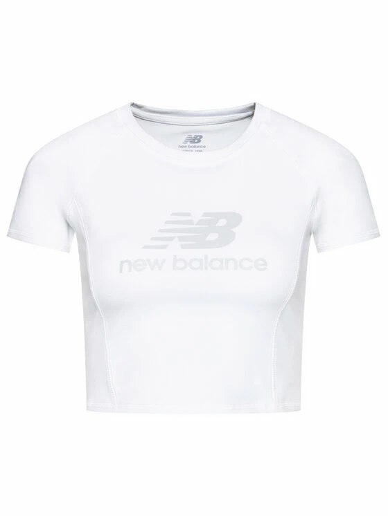 New Balance Γυναίκες T-shirts T-Shirt Athletics Podium WT03503 Λευκό Fitted Fit 7 New Balance Γυναίκες T-shirts T-Shirt Athletics Podium WT03503 Λευκό Fitted Fit - Image 5