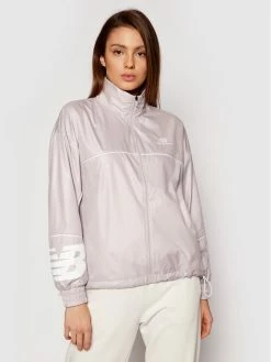 New Balance Γυναίκες Μπουφάν Running Μπουφάν μεταβατικό Athletics Windbreaker WJ11502 Γκρι Relaxed Fit